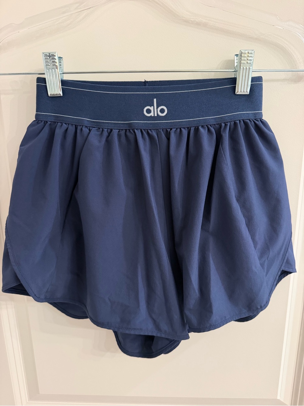ALO Yoga Navy Athletic Skort with Built-In Shorts